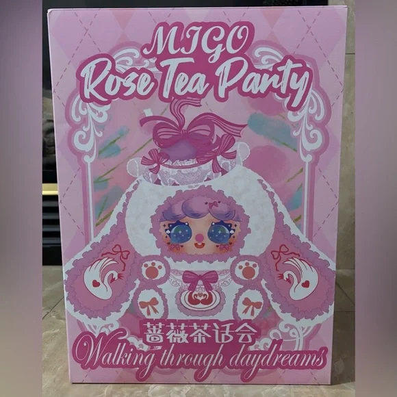 MIGO Rose Tea Party 600% Plush Series Lucky Bag Confirmed Strawberry Tea Party - Picture 6 of 11